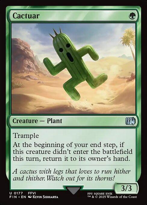 Cactuar — art by Kevin Sidharta