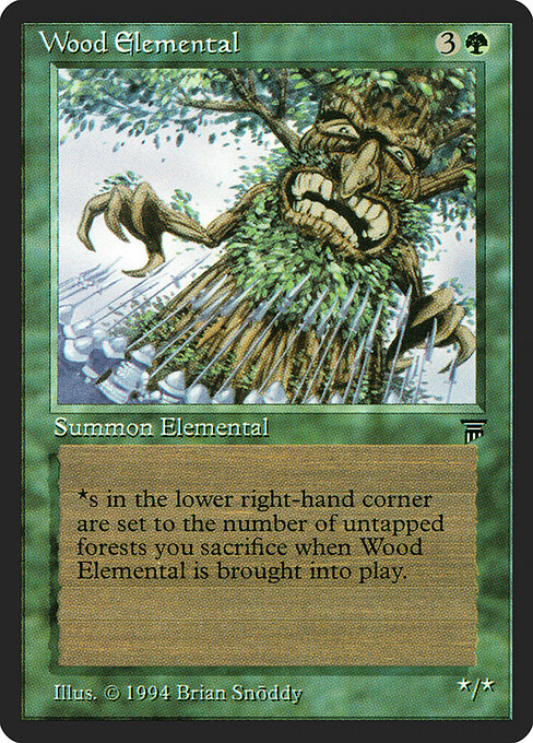 Wood Elemental — art by Brian Snõddy
