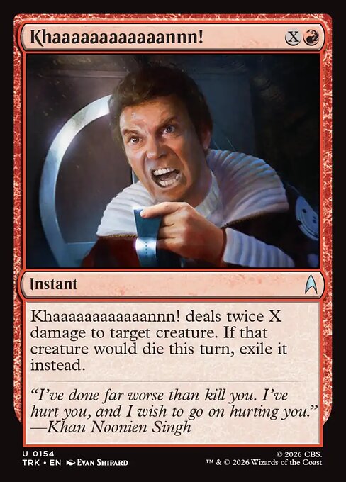 Khaaaaaaaaaaaannn! — art by Evan Shipard