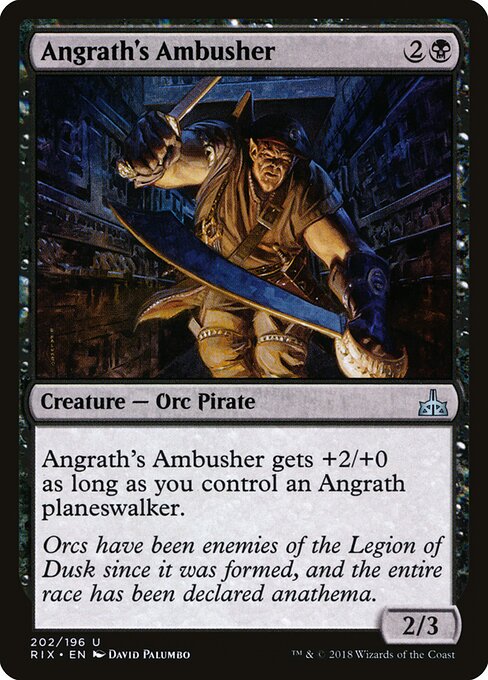 Angrath's Ambusher — art by David Palumbo