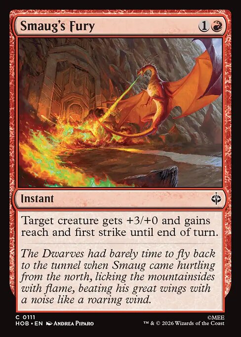 Smaug's Fury — art by Andrea Piparo