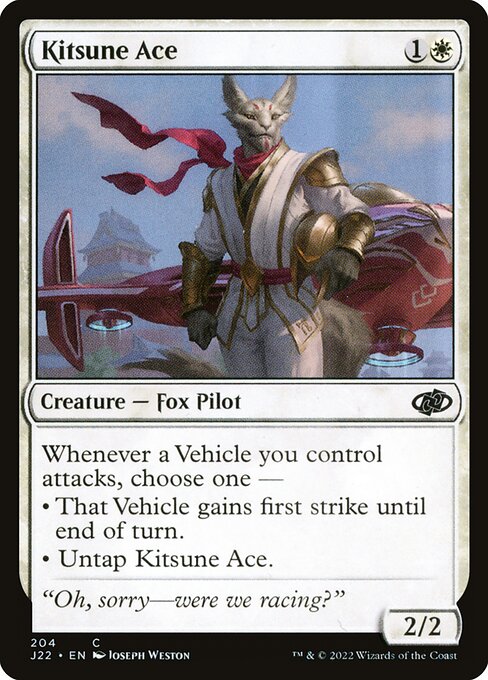 Kitsune Ace — art by Joseph Weston