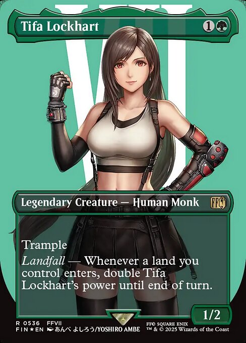 Tifa Lockhart — art by Yoshiro Ambe