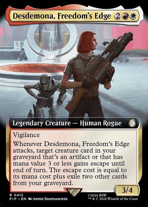 Desdemona, Freedom's Edge — art by Anton Solovianchyk