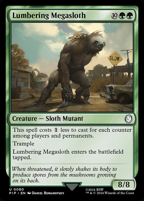 Lumbering Megasloth — art by Daniel Romanovsky