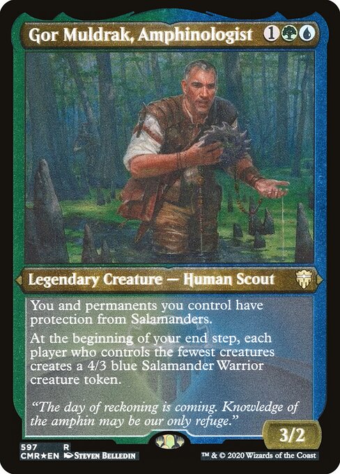 Gor Muldrak, Amphinologist — art by Steven Belledin
