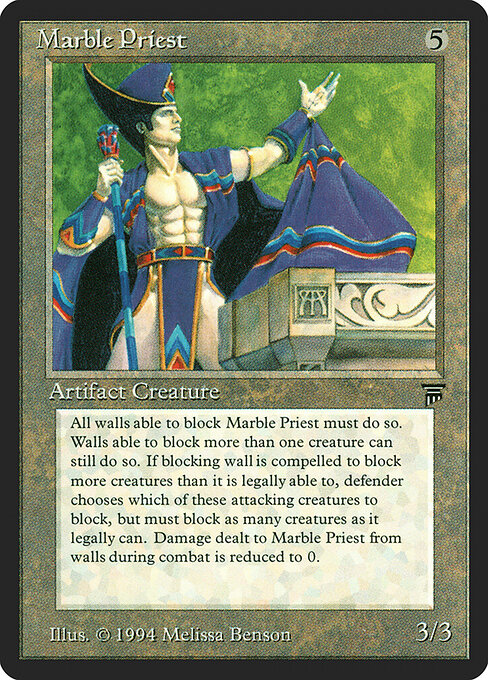 Marble Priest — art by Melissa A. Benson