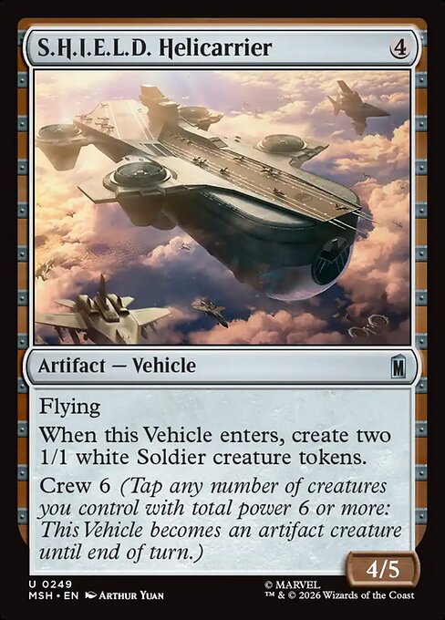 S.H.I.E.L.D. Helicarrier — art by Arthur Yuan