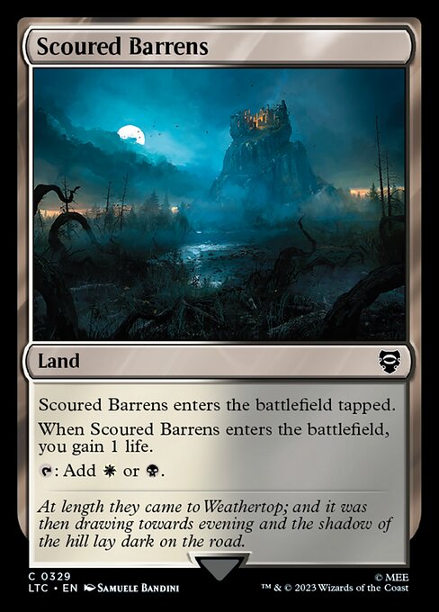 Scoured Barrens — art by Samuele Bandini