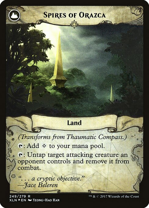 Thaumatic Compass // Spires of Orazca — art by Yeong-Hao Han