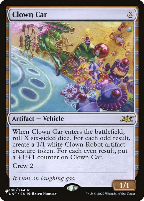 Clown Car — art by Ralph Horsley