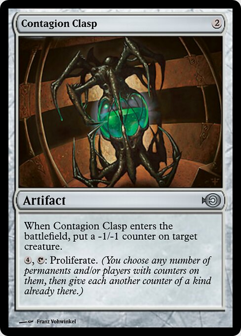 Contagion Clasp — art by Franz Vohwinkel