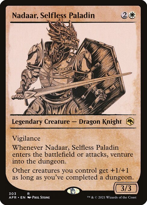 Nadaar, Selfless Paladin — art by Phil Stone