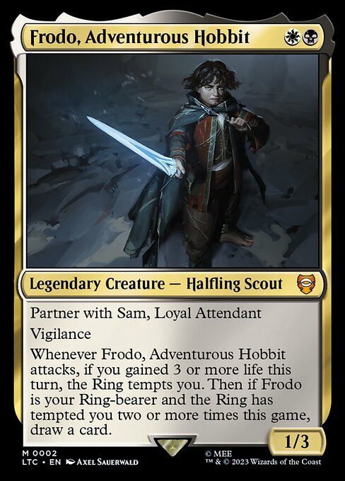 Frodo, Adventurous Hobbit — art by Axel Sauerwald