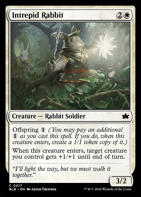 Intrepid Rabbit — art by Artur Treffner