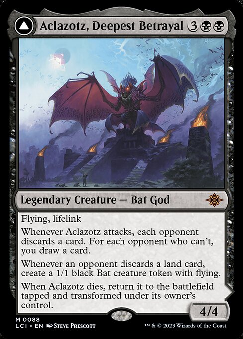 Aclazotz, Deepest Betrayal // Temple of the Dead — art by Steve Prescott