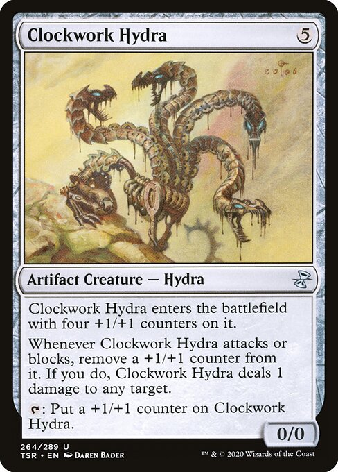 Clockwork Hydra — art by Daren Bader