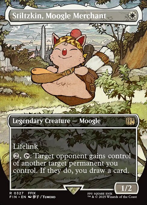Stiltzkin, Moogle Merchant — art by Yumeko