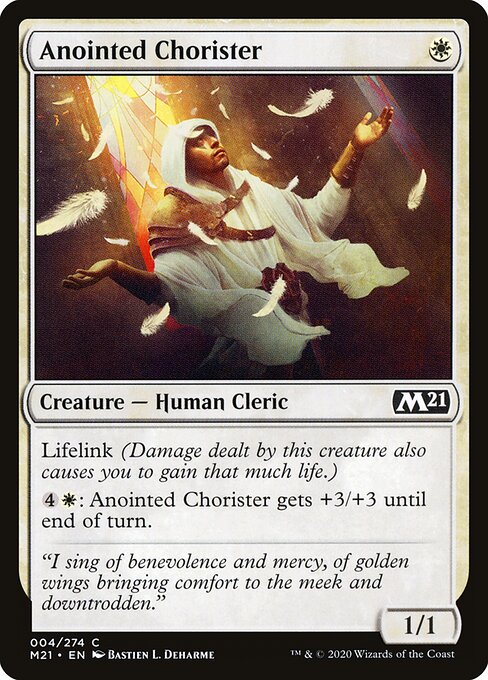 Anointed Chorister — art by Bastien L. Deharme