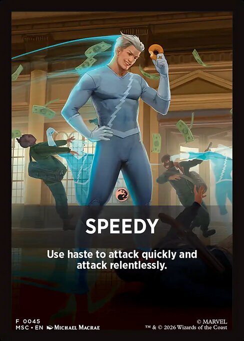 Speedy — art by Michael MacRae