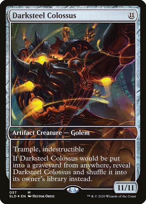 Darksteel Colossus — art by Hector Ortiz