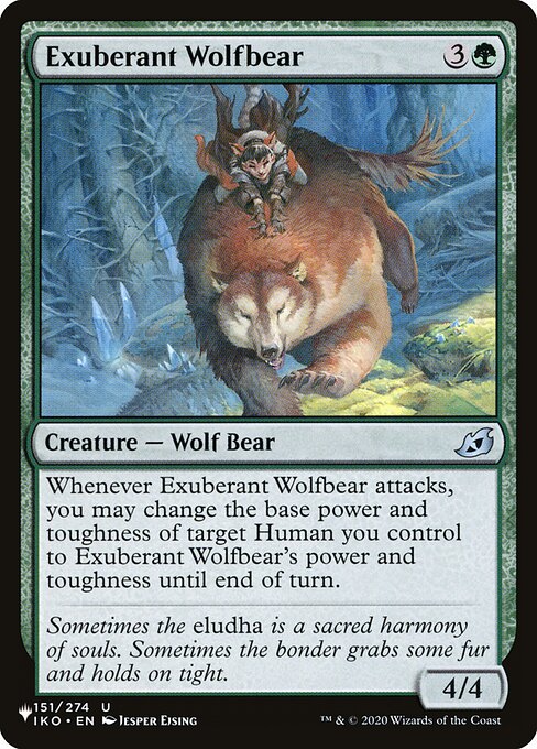 Exuberant Wolfbear — art by Jesper Ejsing