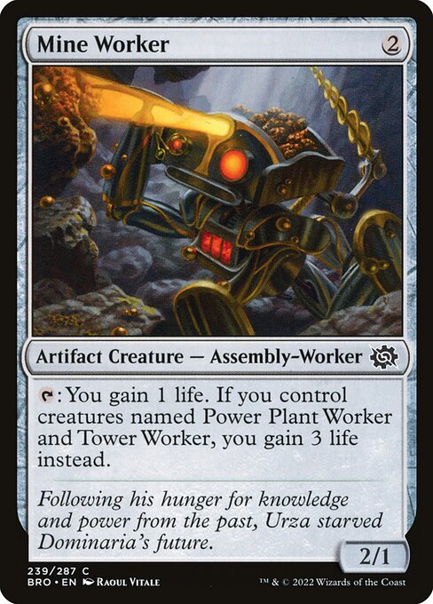Mine Worker — art by Raoul Vitale