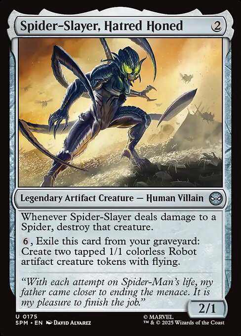 Spider-Slayer, Hatred Honed — art by David Álvarez