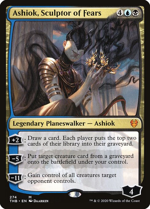 Ashiok, Sculptor of Fears — art by Daarken