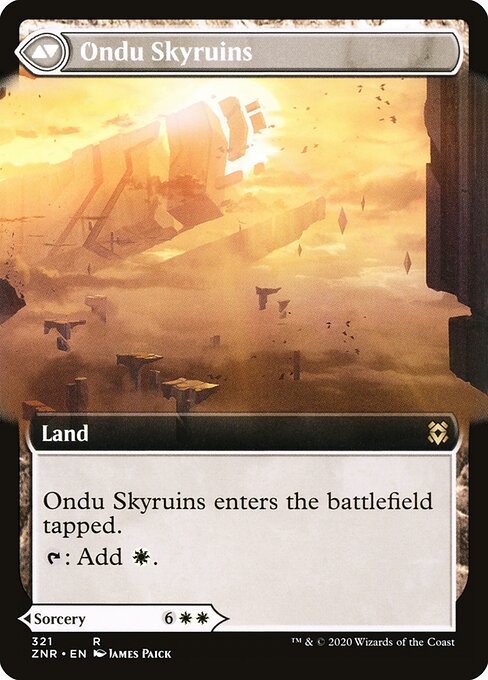 Ondu Inversion // Ondu Skyruins — art by James Paick