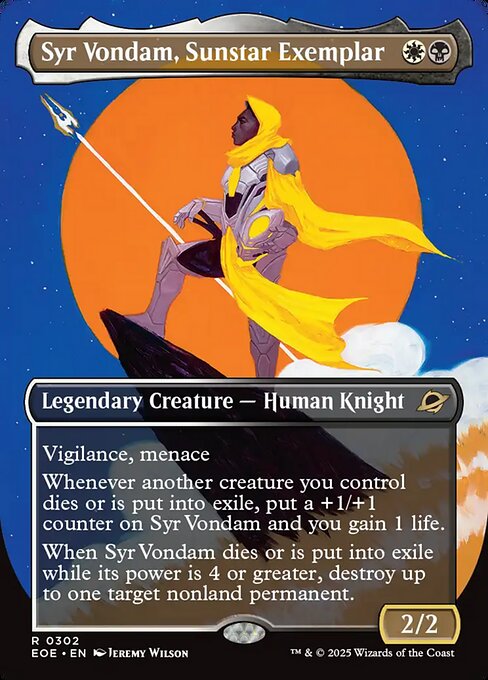 Syr Vondam, Sunstar Exemplar — art by Jeremy Wilson