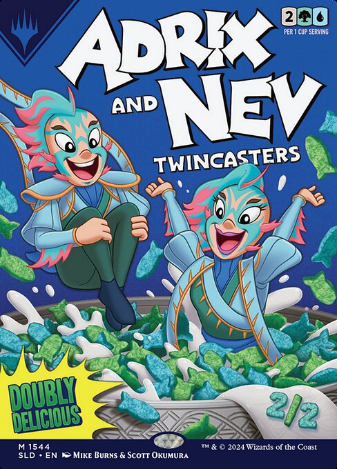 Adrix and Nev, Twincasters // Adrix and Nev, Twincasters — art by Mike Burns
