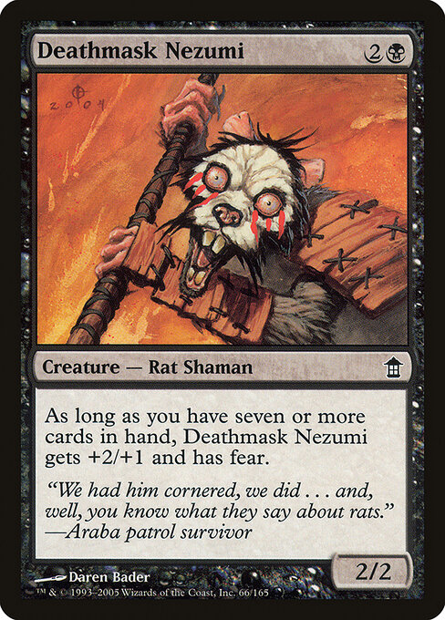 Deathmask Nezumi — art by Daren Bader