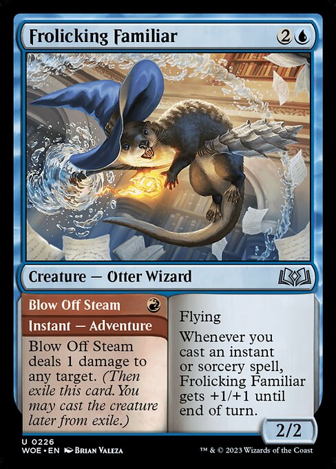 Frolicking Familiar // Blow Off Steam — art by Brian Valeza