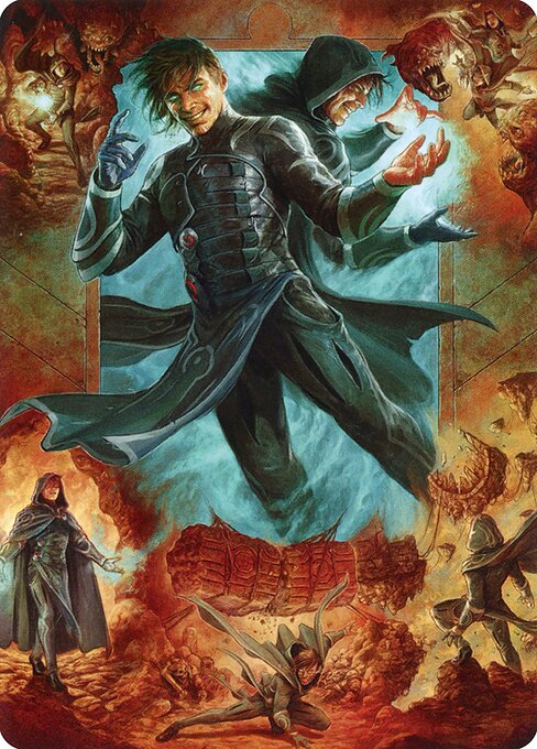 Jace, Mirror Mage // Jace, Mirror Mage — art by David Rapoza