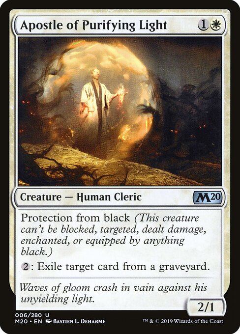 Apostle of Purifying Light — art by Bastien L. Deharme