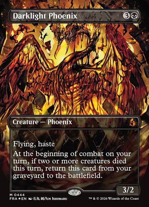 Darklight Phoenix — art by Jun Ishimaru