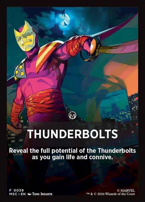 Thunderbolts — art by Toni Infante