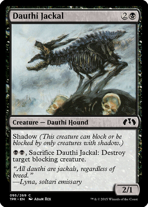 Dauthi Jackal — art by Adam Rex