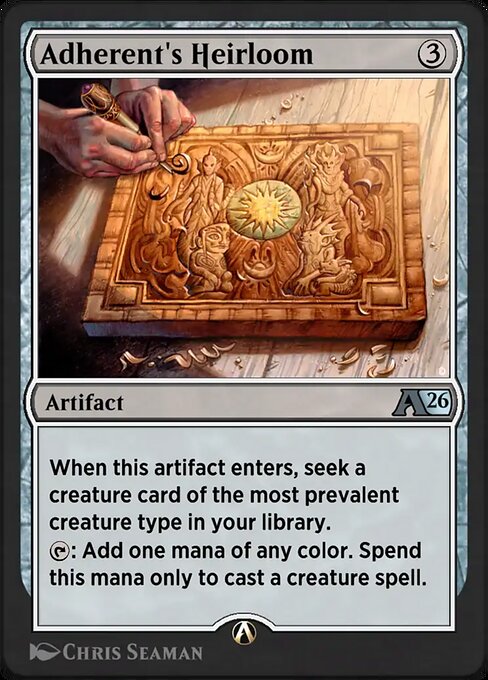 Adherent's Heirloom — art by Chris Seaman