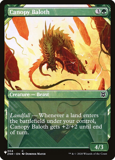 Canopy Baloth — art by Dominik Mayer