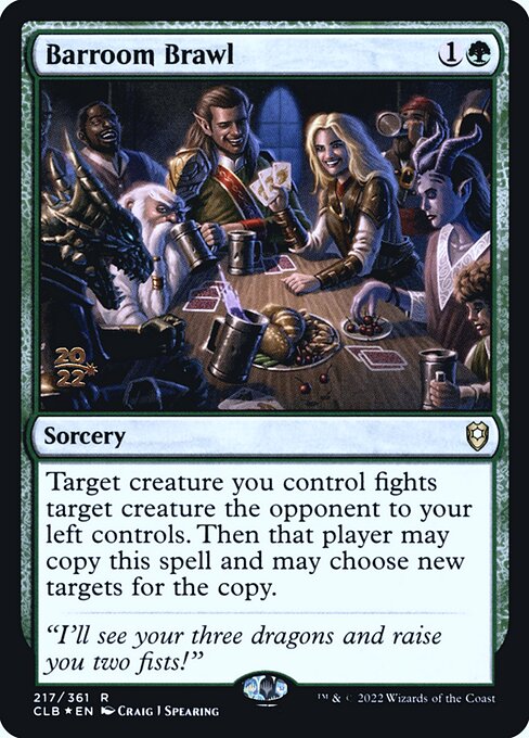 Barroom Brawl — art by Craig J Spearing