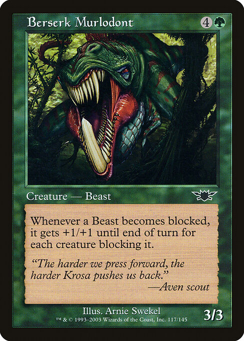 Berserk Murlodont — art by Arnie Swekel