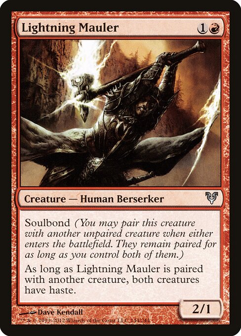 Lightning Mauler — art by Dave Kendall