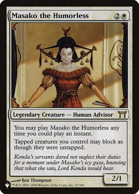 Masako the Humorless — art by Ben Thompson