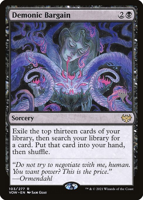 Demonic Bargain — art by Sam Guay