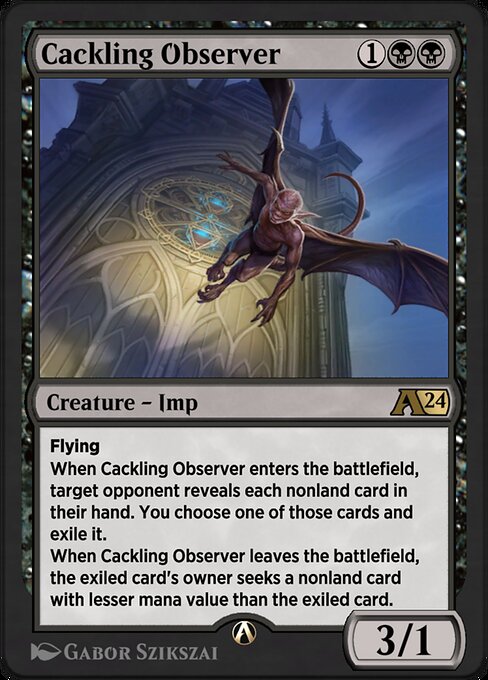 Cackling Observer — art by Gabor Szikszai