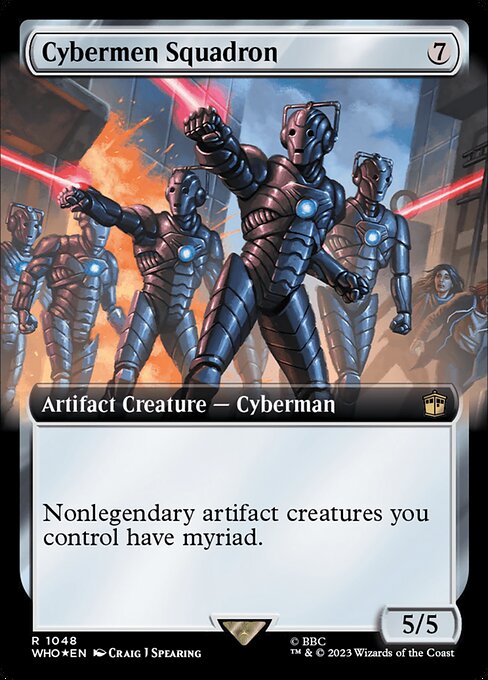 Cybermen Squadron — art by Craig J Spearing