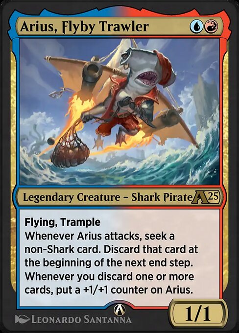 Arius, Flyby Trawler — art by Leonardo Santanna