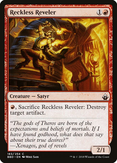 Reckless Reveler — art by Mike Sass